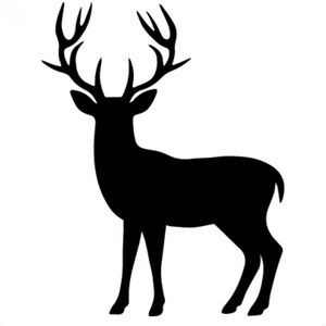Deer Silhouette Vinyl Decal